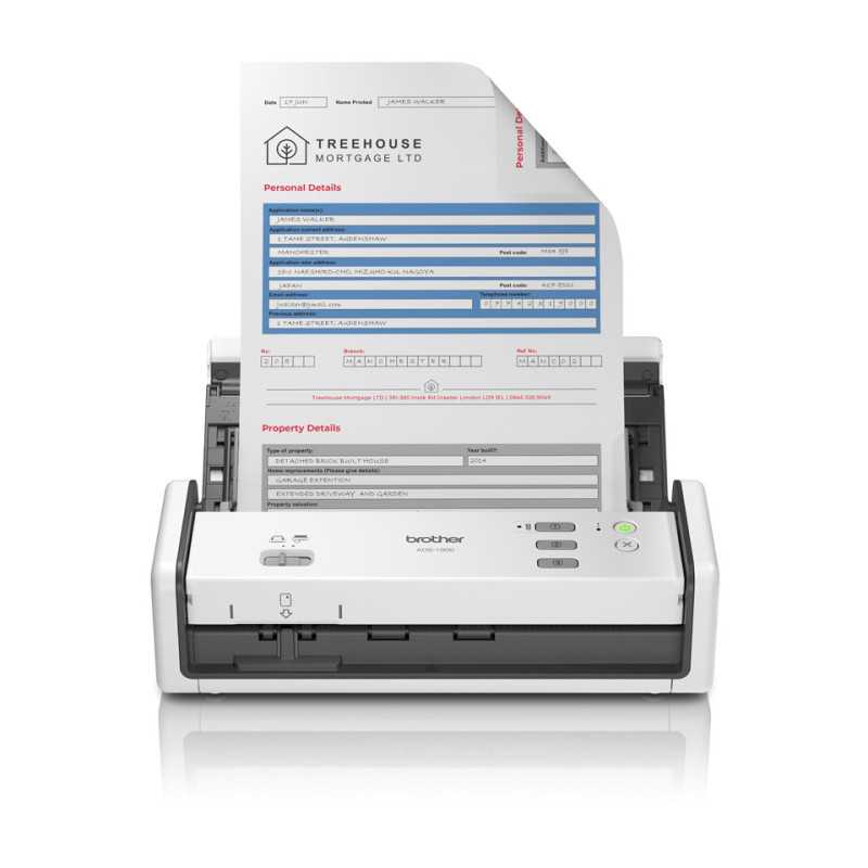 Brother ADS-1300 Scanner ADF 1200 x 1200 DPI A4 Bianco ADS1300UN1