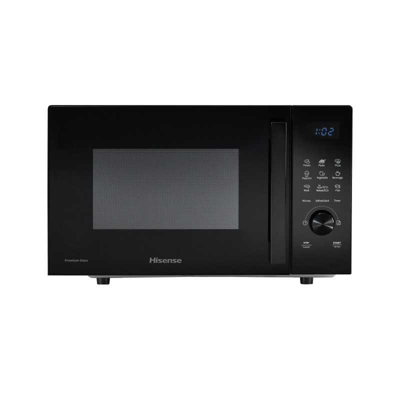 Hisense H23MOBSD1H forno a microonde Nero Solo microonde Superficie piana 23 L 800 W