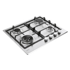 Candy Moderna CHG6BF4WTX Acciaio inox Da incasso 60 cm Gas 4 Fornello(i)