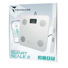 TECHMADE BILANCIA BODY FAT CON 8 ELETTRODI IMPENDEZIOMETRICA