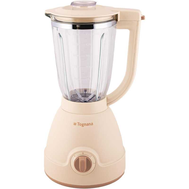 Tognana Iridea, Frullatore Elettrico, Vetro-Plastica-Acciaio Inox, Champagne Tognana Iridea, Frullatore Elettrico, Vetro-Plastica-Acciaio Inox, Champagne
