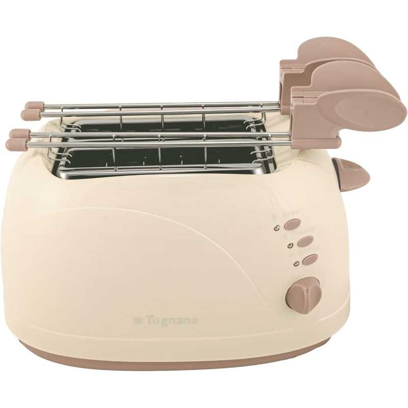 Tognana Iridea, Tostapane con Pinza, plastica - acciaio inox, Champagne Tognana Iridea, Tostapane con Pinza, plastica - acciaio inox, Champagne