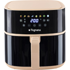 Tognana Iridea, Friggitrice ad aria 8 L, Plastica-Acciaio Inox, Cha...