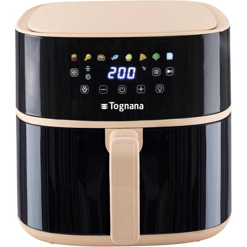 Tognana Iridea, Friggitrice ad aria 8 L, Plastica-Acciaio Inox, Champagne