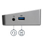 StarTech.com Docking station USB 3.0 a tre monitor - 1x HDMI - 2x DisplayPort - Dock portatile con Hub USB integrat USB3DOCKH2DP