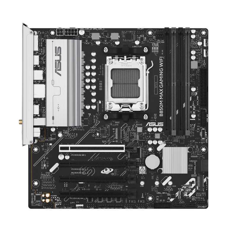 ASUS B850M MAX GAMING WIFI AMD B850 Socket AM5 micro ATX ASUS B850M MAX GAMING WIFI AMD B850 Socket AM5 micro ATX