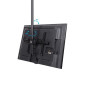 StarTech.com Supporto a soffitto per TV - Staffa per TV con asta telescopica regolabile - Inclinabile / girevole - S FLATPNLCEIL