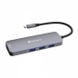 Verbatim CMH-08 USB tipo-C 5000 Mbit/s Argento Verbatim CMH-08 USB tipo-C 5000 Mbit/s Argento