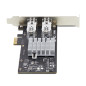 StarTech.com Scheda di Rete SFP GbE a 2 Porte, PCIe 2.1 x1, Intel I210-IS, Controller 1GbE, 1000BASE rame/fi P021GI-NETWORK-CARD StarTech.com Scheda di Rete SFP GbE a 2 Porte, PCIe 2.1 x1, Intel I210-IS, Controller 1GbE, 1000BASE rame/fi P021GI-NETWORK-CARD