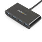 StarTech.com Hub USB 3.0 a 4 porte - USB-C a 4 USB-A - Alimentazione a bus HB30C4AB