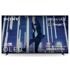 Sony BRAVIA 8 OLED 65 Pollici 4K HDR Google Smart TV (2024) | Gaming Menu per PlayStation 5, IMAX Enhanced, Dolby Vision Atmos,