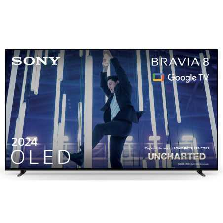 Sony BRAVIA 8 OLED 65 Pollici 4K HDR Google Smart TV (2024) | Gaming Menu per PlayStation 5, IMAX Enhanced, Dolby Vision Atmos,