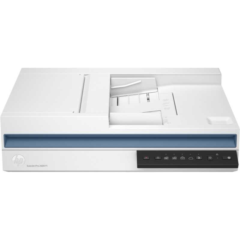 HP Scanjet Pro 2600 f1 Scanner a piano e ADF 600 x 600 DPI A4 Bianco HP Scanjet Pro 2600 f1 Scanner a piano e ADF 600 x 600 DPI A4 Bianco