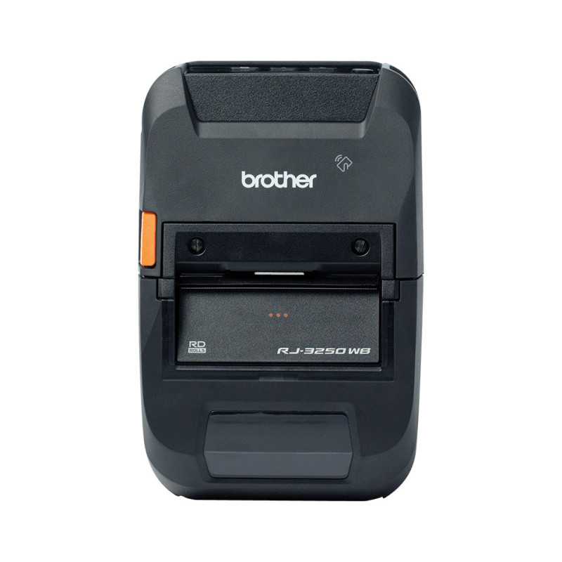 Brother RJ3250WBL stampante per etichette (CD) Termica diretta 203 x 203 DPI 127 mm/s Wireless Collegamento ethernet LAN Wi-Fi Brother RJ3250WBL stampante per etichette (CD) Termica diretta 203 x 203 DPI 127 mm/s Wireless Collegamento ethernet LAN Wi-Fi