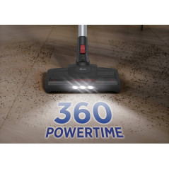 Hoover HF122RH 011 Aspirapolvere elettrica Batteria Secco Tessuto Senza sacchetto 0,9 L 170 W Rosso, Argento
