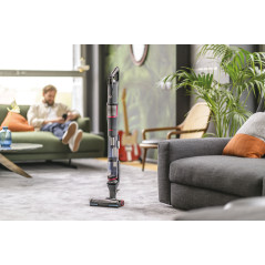 Hoover HFX10H 011 Aspirapolvere a bastone 2 in 1 Batteria Secco EPA Senza sacchetto 1,2 L 365 W Titanio