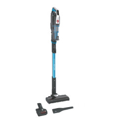 Hoover HF522STP 011 Aspirapolvere elettrica Batteria Secco Micro Senza sacchetto 0,45 L 290 W Blu, Grigio