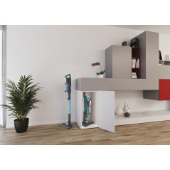 Hoover HF522STP 011 Aspirapolvere elettrica Batteria Secco Micro Senza sacchetto 0,45 L 290 W Blu, Grigio