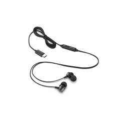 Lenovo 4XD1J77351 cuffia e auricolare Cablato In-ear Ufficio USB tipo-C Nero
