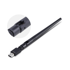 StarTech.com Adattatore USB Bluetooth 5.3, Classe 1, Dongle USB Bluetooth per PC Laptop, Utilizzo con tastiera mouse,