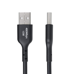 StarTech.com Cavo di Ricarica USB-A a USB-C da 3m - Cavetto di Carica Rapida USB-A a Type-C da 3A, Cavo per Trasferimento Dati