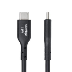 StarTech.com Cavo di Ricarica USB-A a USB-C da 3m - Cavetto di Carica Rapida USB-A a Type-C da 3A, Cavo per Trasferimento Dati