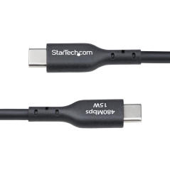 StarTech.com Cavo di Ricarica USB-A a USB-C da 3m - Cavetto di Carica Rapida USB-A a Type-C da 3A, Cavo per Trasferimento Dati