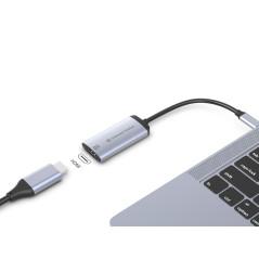 Conceptronic ABBY23G adattatore grafico USB 7680 x 4320 Pixel Argento