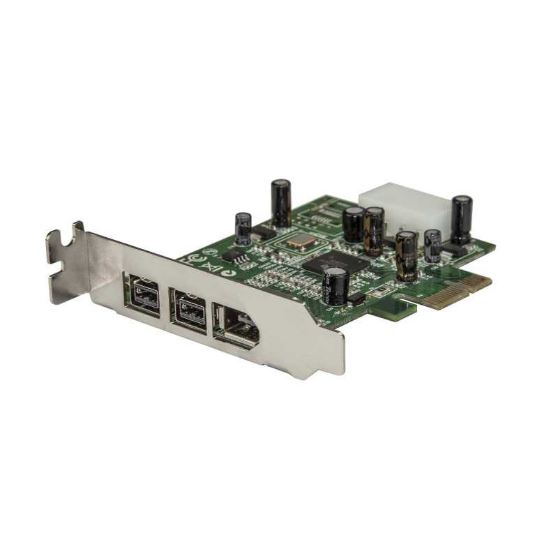 StarTech.com Scheda adattatore PCI Express FireWire 2b 1a 1394 a basso profilo - 3 porte PEX1394B3LP