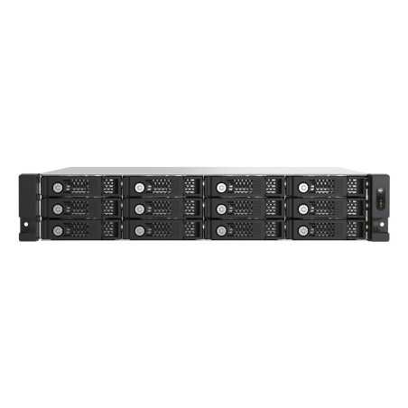 QNAP TL-R1200PES-RP contenitore di unità di archiviazione Box esterno HDD/SSD Nero, Grigio 2.5/3.5"