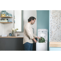 Candy TCA263D2-S lavatrice Caricamento dall'alto 6 kg 1200 Giri min Bianco