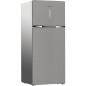 Whirlpool WHD2 6552 X4E Frigorifero doppia porta a libera installazione, Dual no frost, 78cm, Classe E, Pearl Inox, 37 dbA, h