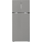 Whirlpool WHD2 6552 X4E Frigorifero doppia porta a libera installazione, Dual no frost, 78cm, Classe E, Pearl Inox, 37 dbA, h