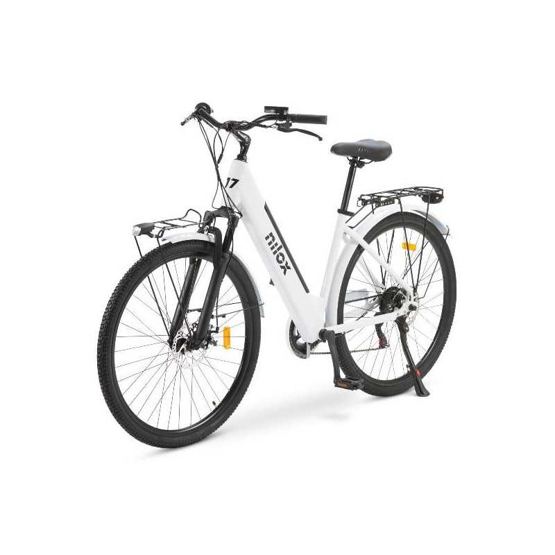 Nilox NXEBJ7WH bicicletta elettrica Bianco Alluminio 71,1 cm (28") 27,5 kg Litio