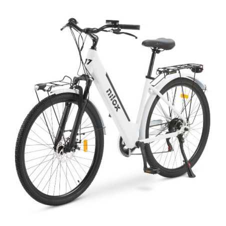 Nilox NXEBJ7WH bicicletta elettrica Bianco Alluminio 71,1 cm (28") 27,5 kg Litio