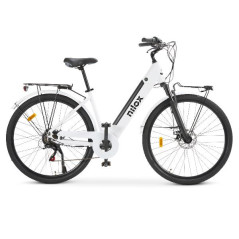 Nilox NXEBJ7WH bicicletta elettrica Bianco Alluminio 71,1 cm (28") 27,5 kg Litio