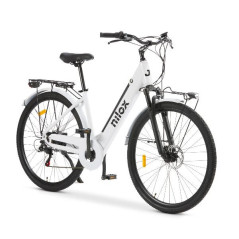 Nilox NXEBJ7WH bicicletta elettrica Bianco Alluminio 71,1 cm (28") 27,5 kg Litio