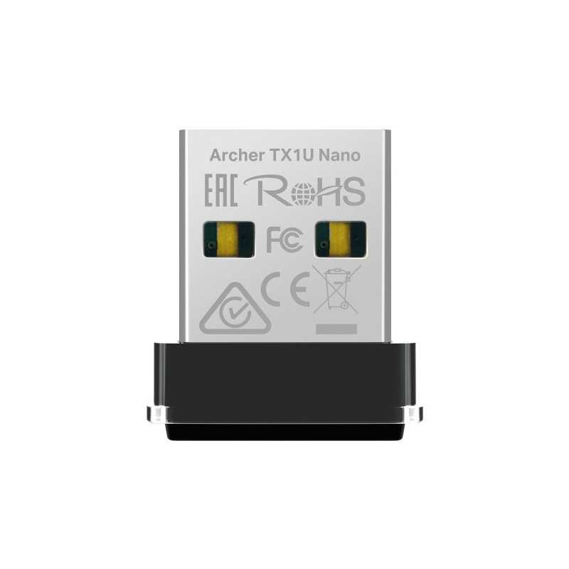 TP-Link RCHER TX1U NANO AX300 WLAN 287 Mbit/s TP-Link RCHER TX1U NANO AX300 WLAN 287 Mbit/s