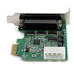 StarTech.com Scheda adattatore seriale PCI Express RS232 a 4 porte - Scheda controller host seriale PCIe RS232 - PCIe a seriale