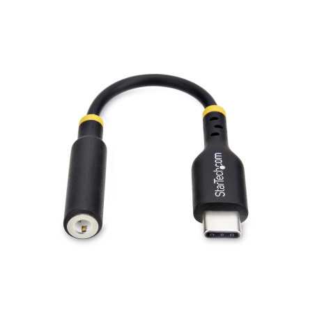 StarTech.com Adattatore Audio da USB-C a Jack 3,5 mm - Dongle USB Type-C a Jack TRRS per Cuffie e Auricolari, DAC Hi- USBCAUDIO2