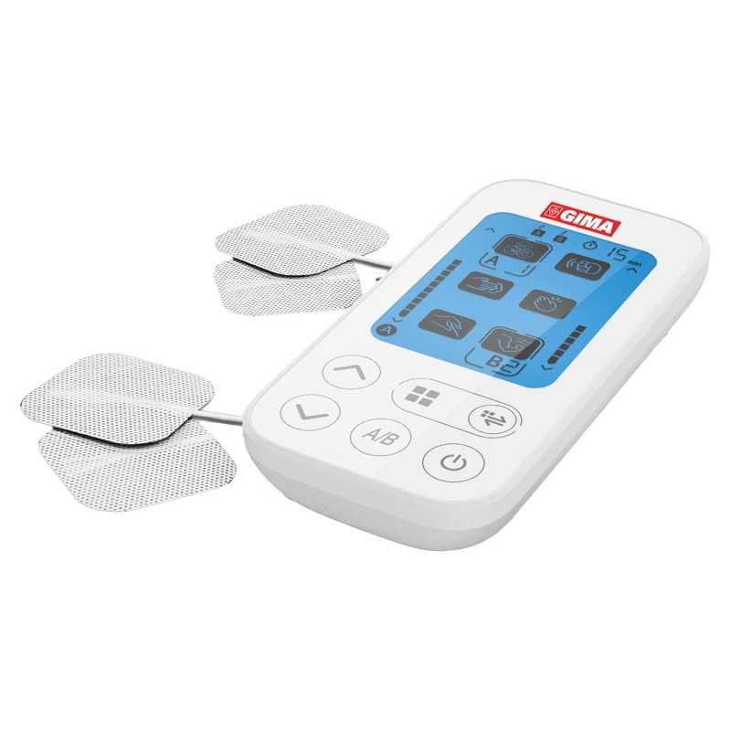 GIMA Tens Kura Dispositivo Elettroterapeutico a Due Canali