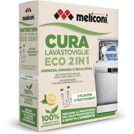 Meliconi Cura Lavastoviglie Liquido Eco 2-in-1, Igienizzante e Anti...