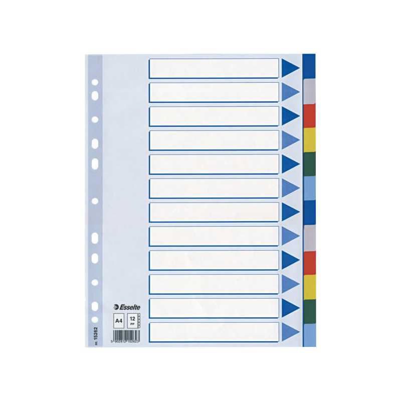 Esselte Intercalare , polipropilene, A4 15262